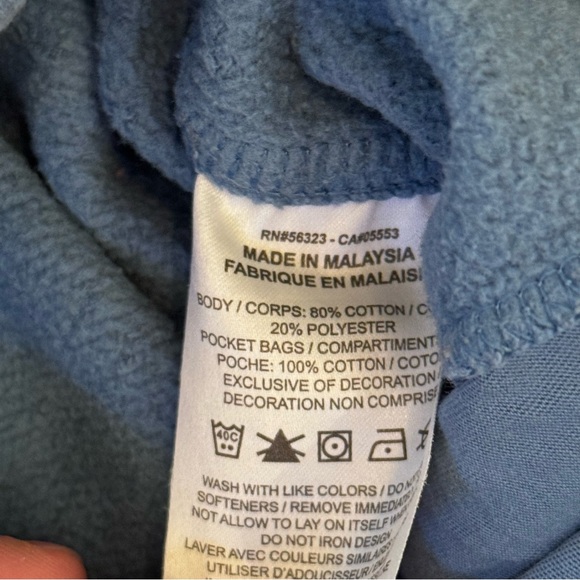 Nike Girl’s Fleece Sweatpants Lounge Joggers Blue Cotton Blend Size XL - Picture 9 of 12